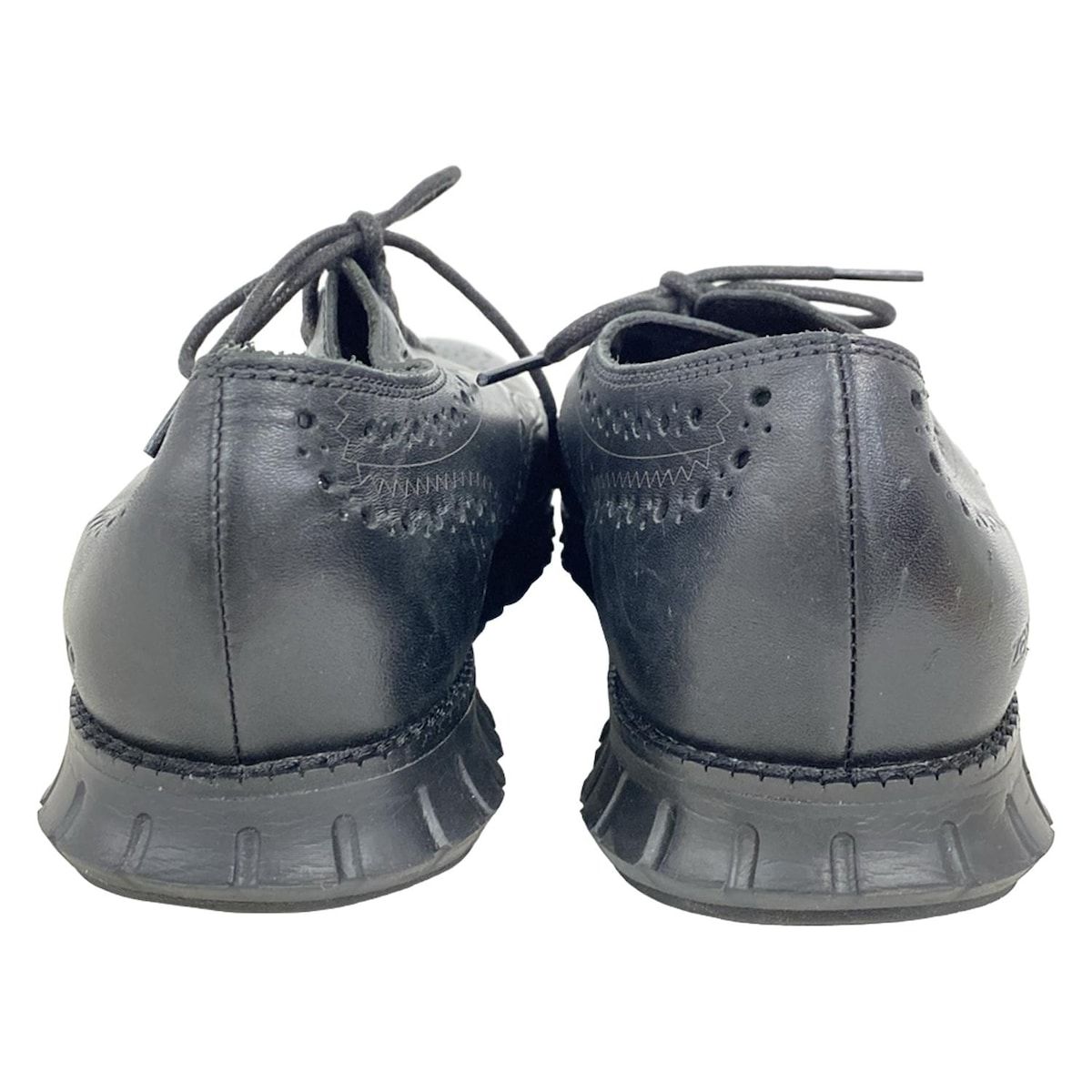 COLE HAAN(コールハーン) シューズ 8 1/2 メンズ - 黒 ウィングチップ