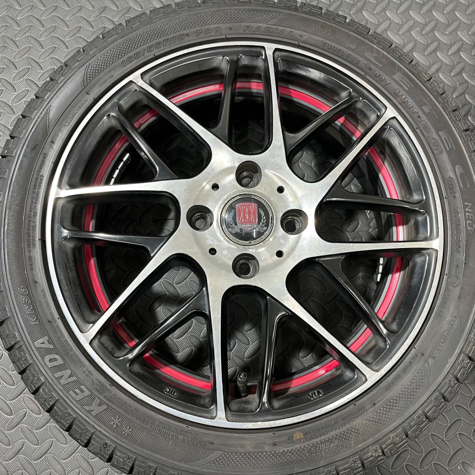 送料込み☆新品・TAW+165/55R15☆軽自動車　ワゴンR　タント 21年製 165/55R15 共豊 コンセプトCK-8F タント N-BOX ワゴンR