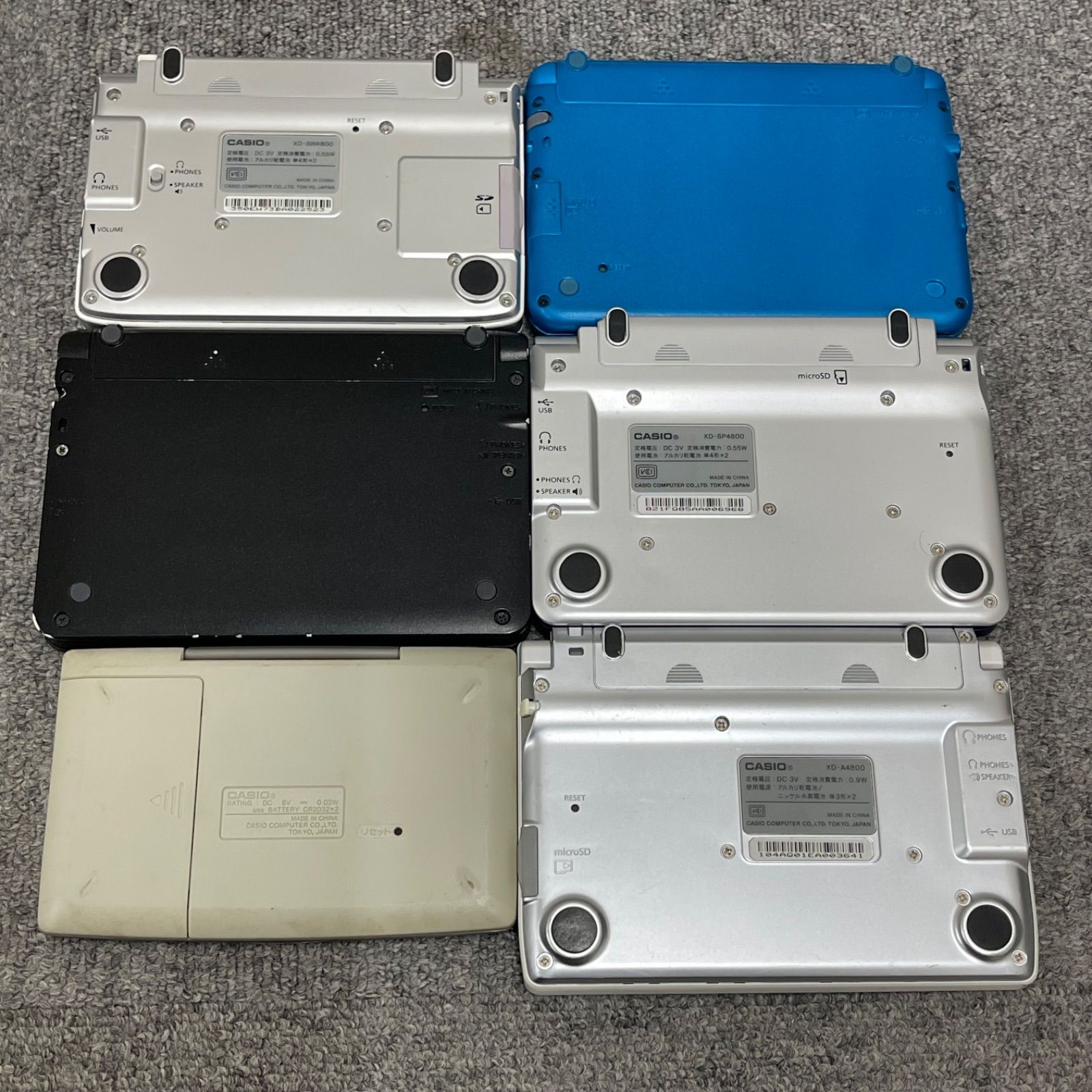 ex word ジャンク NPA】ジャンク CASIO EX-word 電子辞書 6台 まとめ - メルカリ