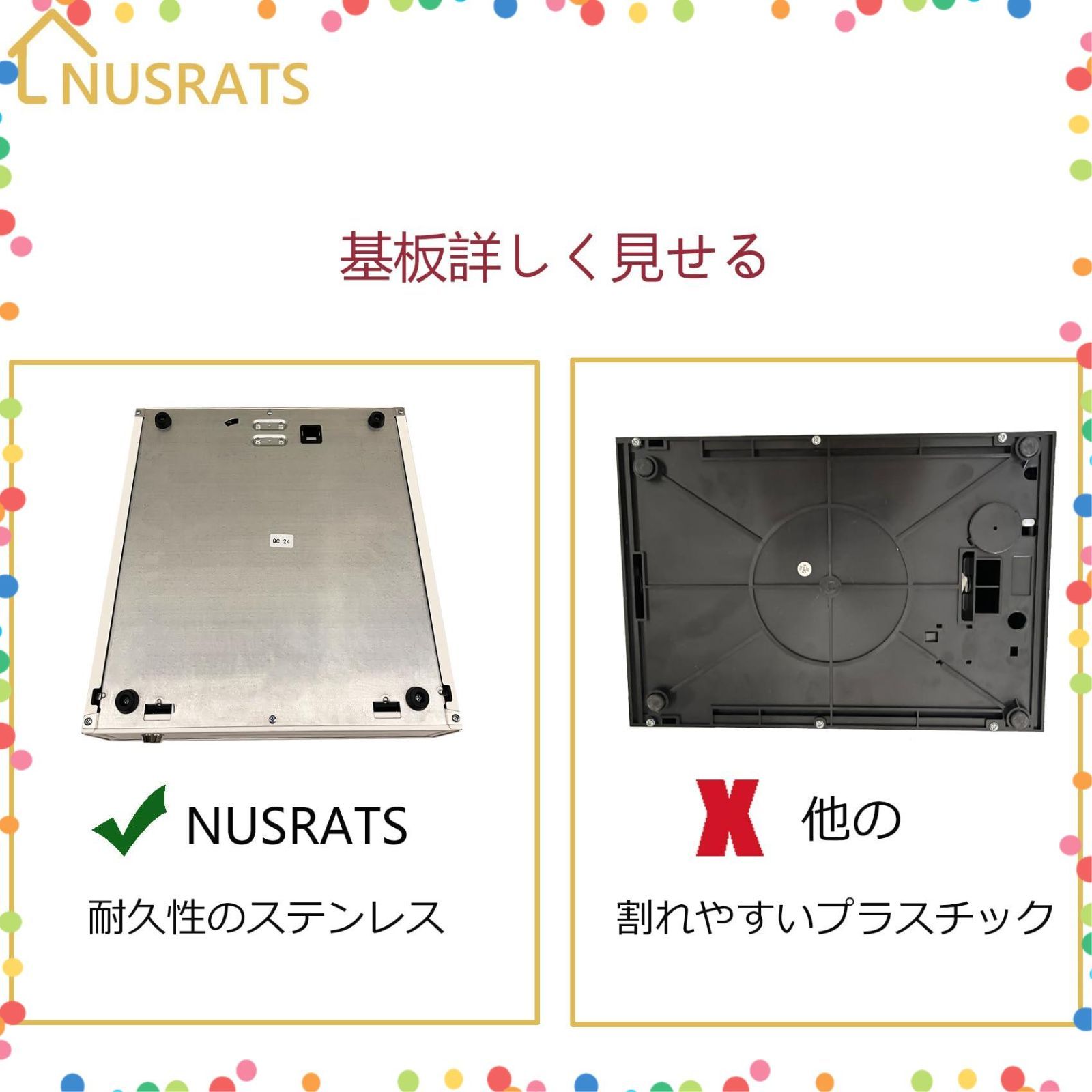 特価商品】NUSRATS 手動式 キャッシュドロアー 小型 3札6硬貨 ワン