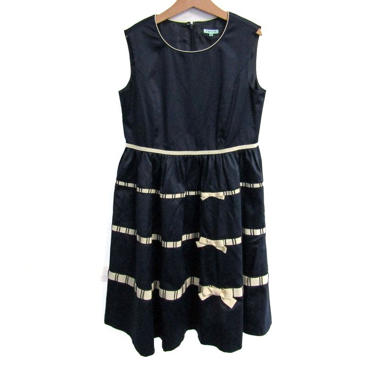 TOCCAトッカ 【新品子供服】ノースリーブドレス　サイズ140 トッカ 140 ワンピース トッカ TOCCA ワンピース ノースリーブ リボン