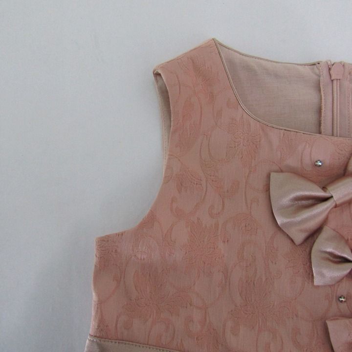 トッカ ノースリーブワンピース ドレス リボン チュール トップス