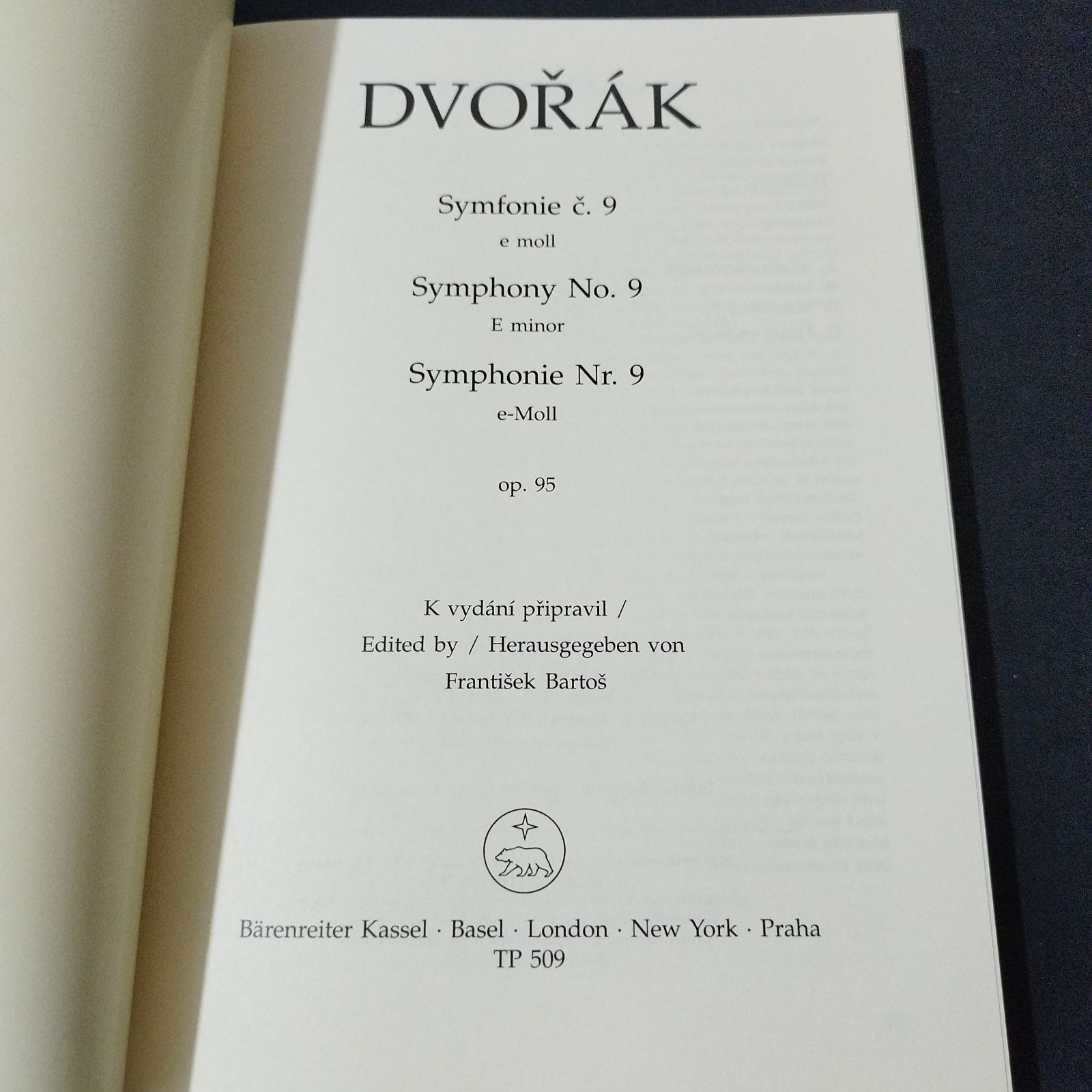 【オーケストラパート譜】ドヴォルザーク:交響曲第6番Bartos校訂版 オーケストラパート譜】ドヴォルザーク:交響曲第6番Bartos校訂版