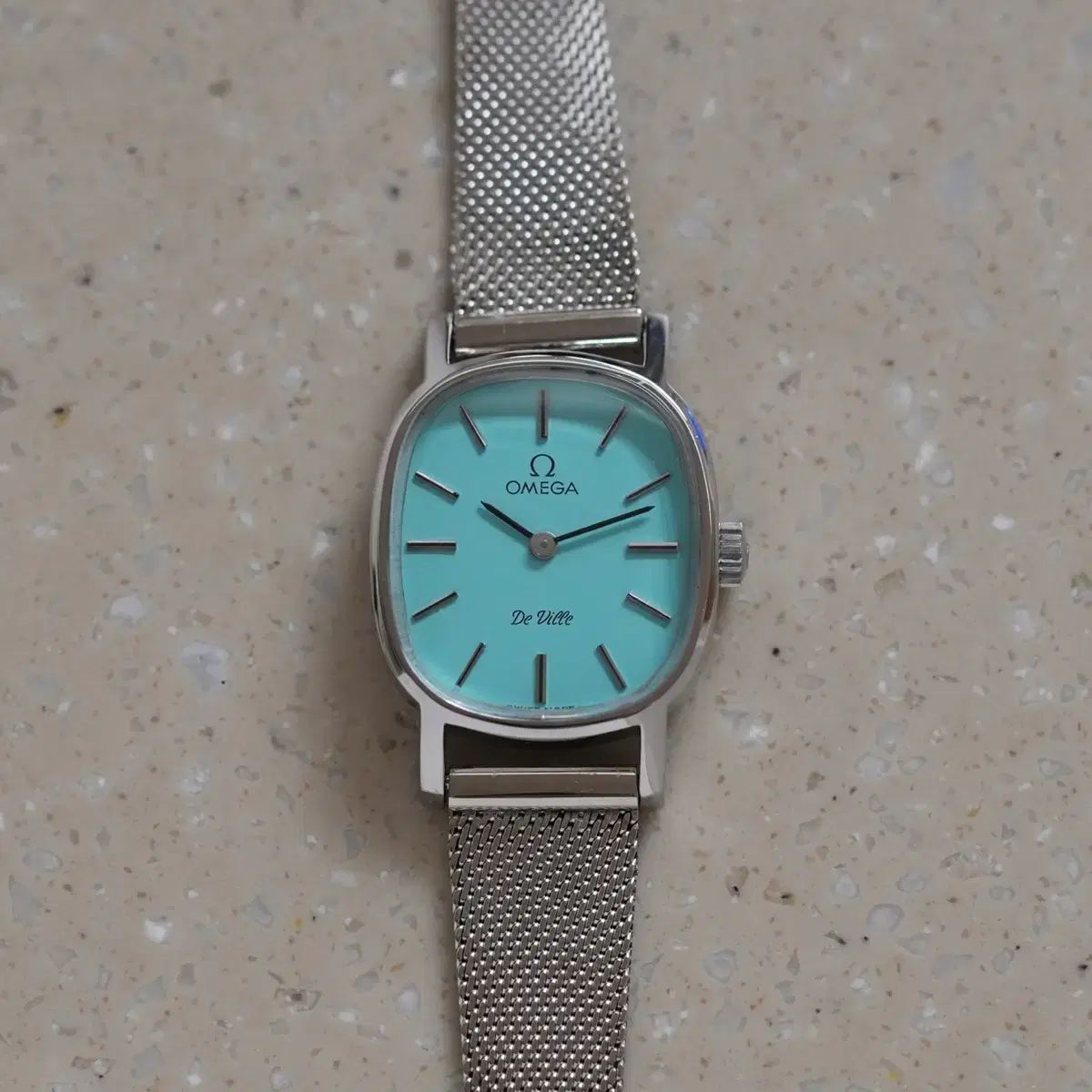 OMEGA オメガ De Ville デヴィル 手巻き時計 ティファニーブルー オメガ ティファニー ブルー デヴィル 手巻き レディース ヴィンテージ