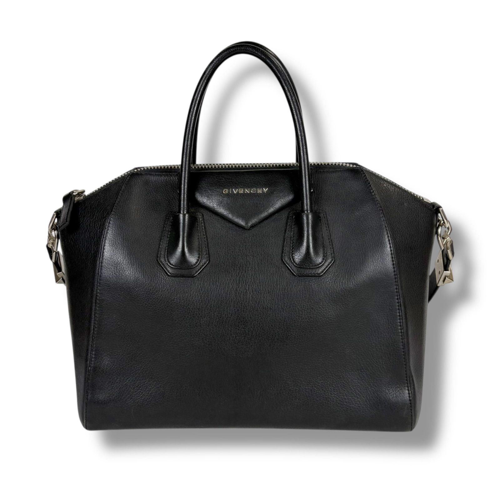 2way　GIVENCHY　アンティゴナ　ハンドバッグ　ショルダー　ブラック　黒 ジバンシィ GIVENCHY ハンドバッグ ショルダーバッグ アンティゴナ