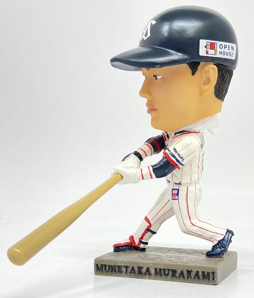 【大放出】東京ヤクルトスワローズ ボブルヘッドセット 〈球場配布〉 東京ヤクルトスワローズ 球場配布 村上宗隆3Dボブルヘッド ホームver