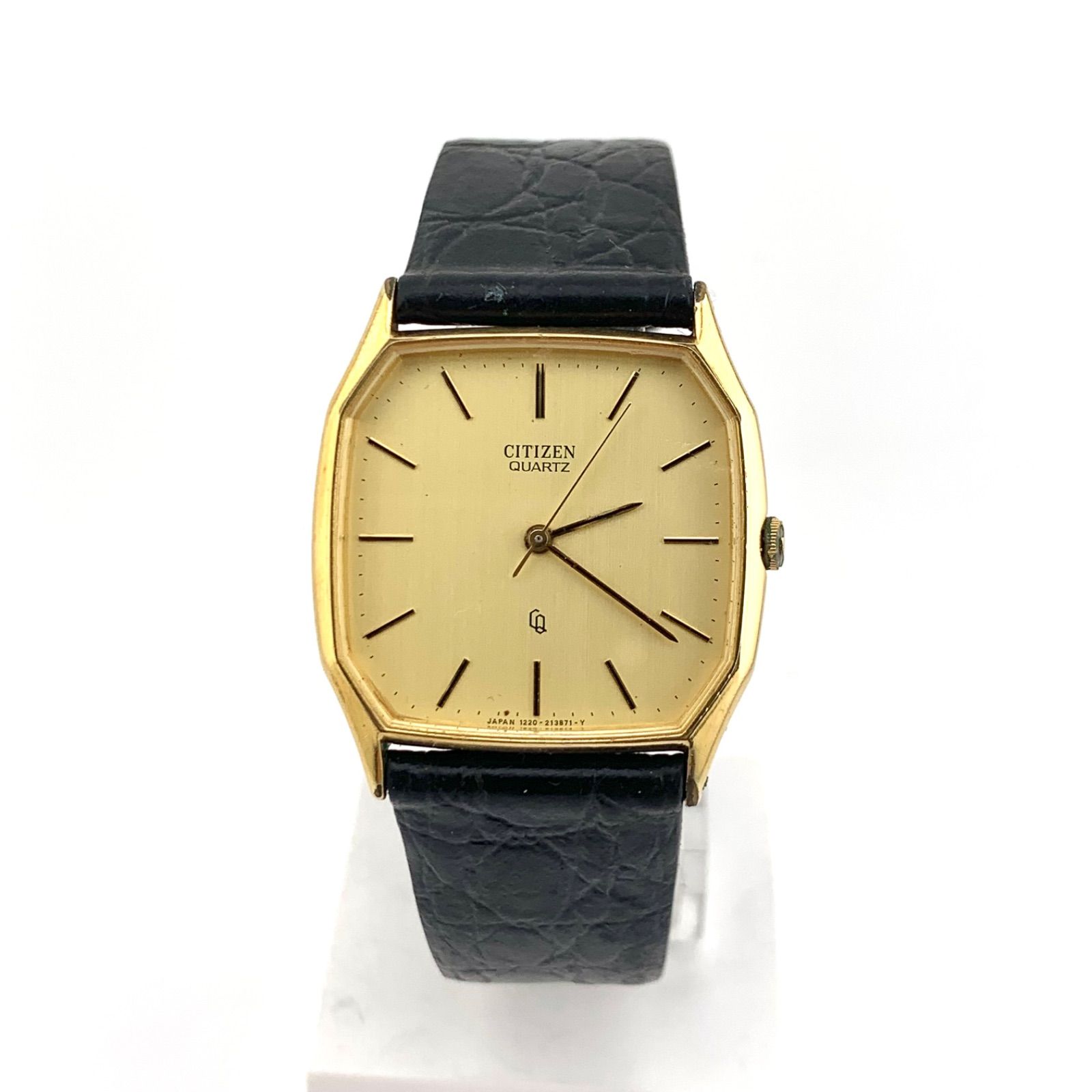 中古】CITIZEN 4-212487 クォーツ 八角形 腕時計 ゴール - メルカリ