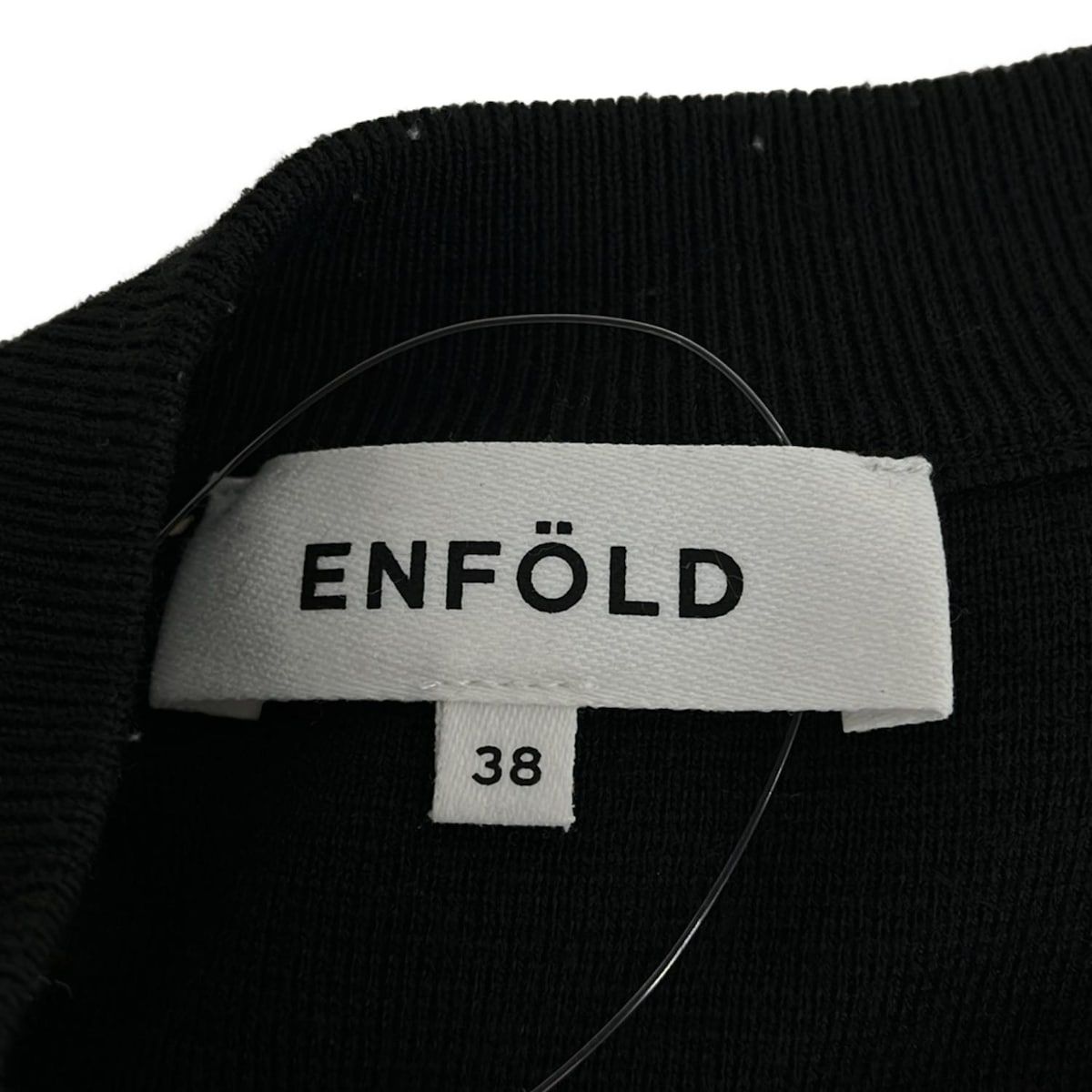 ENFOLD(エンフォルド) チュニック サイズ38 M レディース美品 - 黒