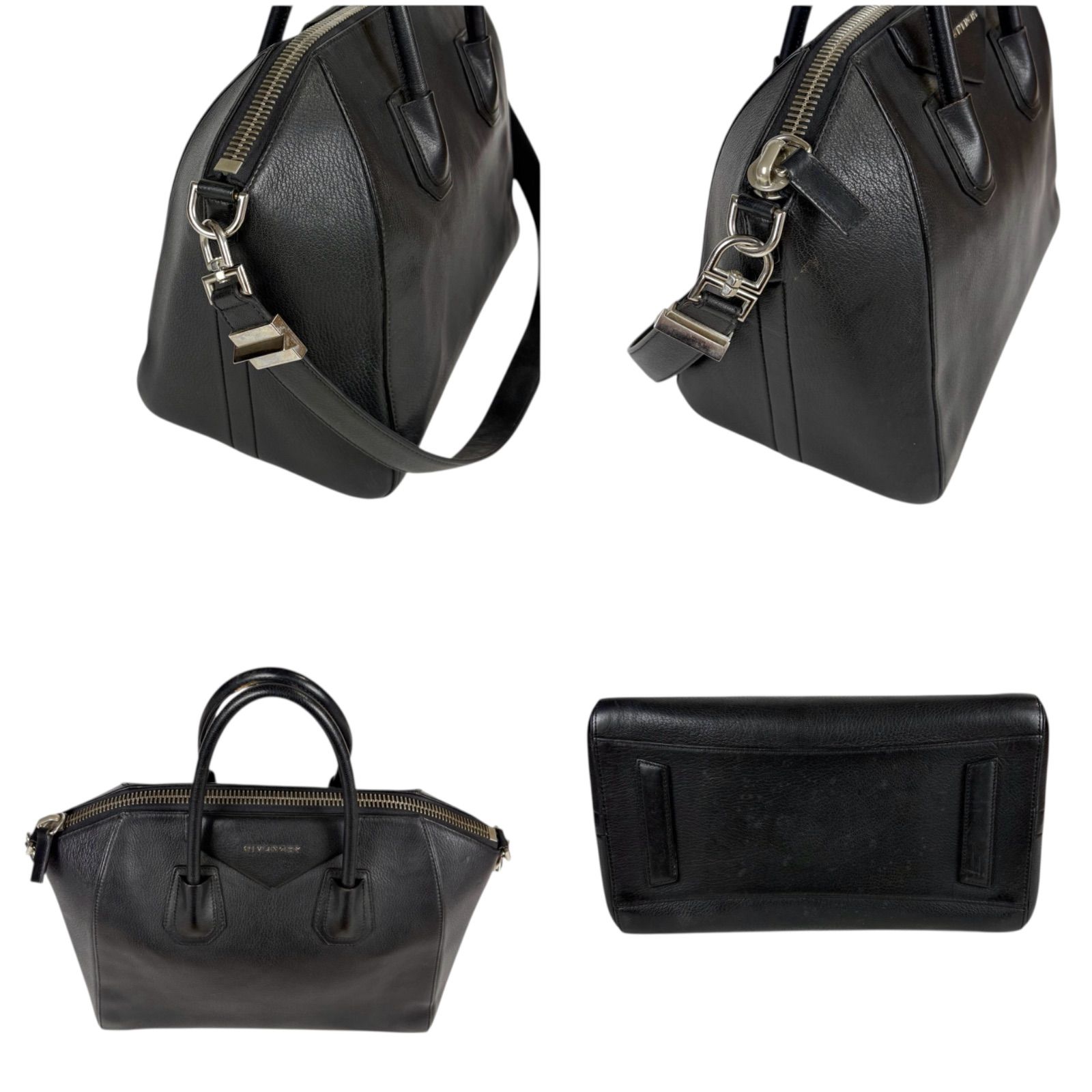 2way　GIVENCHY　アンティゴナ　ハンドバッグ　ショルダー　ブラック　黒 ジバンシィ GIVENCHY ハンドバッグ ショルダーバッグ アンティゴナ