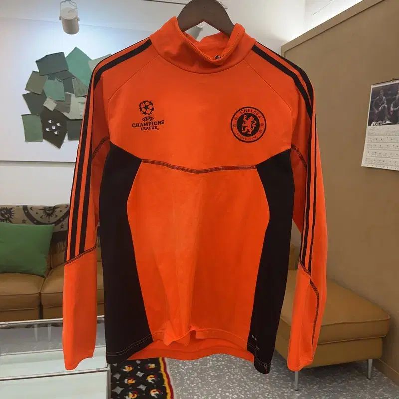 Chelsea チャンピオンズリーグ ジャージセット adidas チェルシー チャンピオンズリーグ サッカー オレンジ 弱起毛