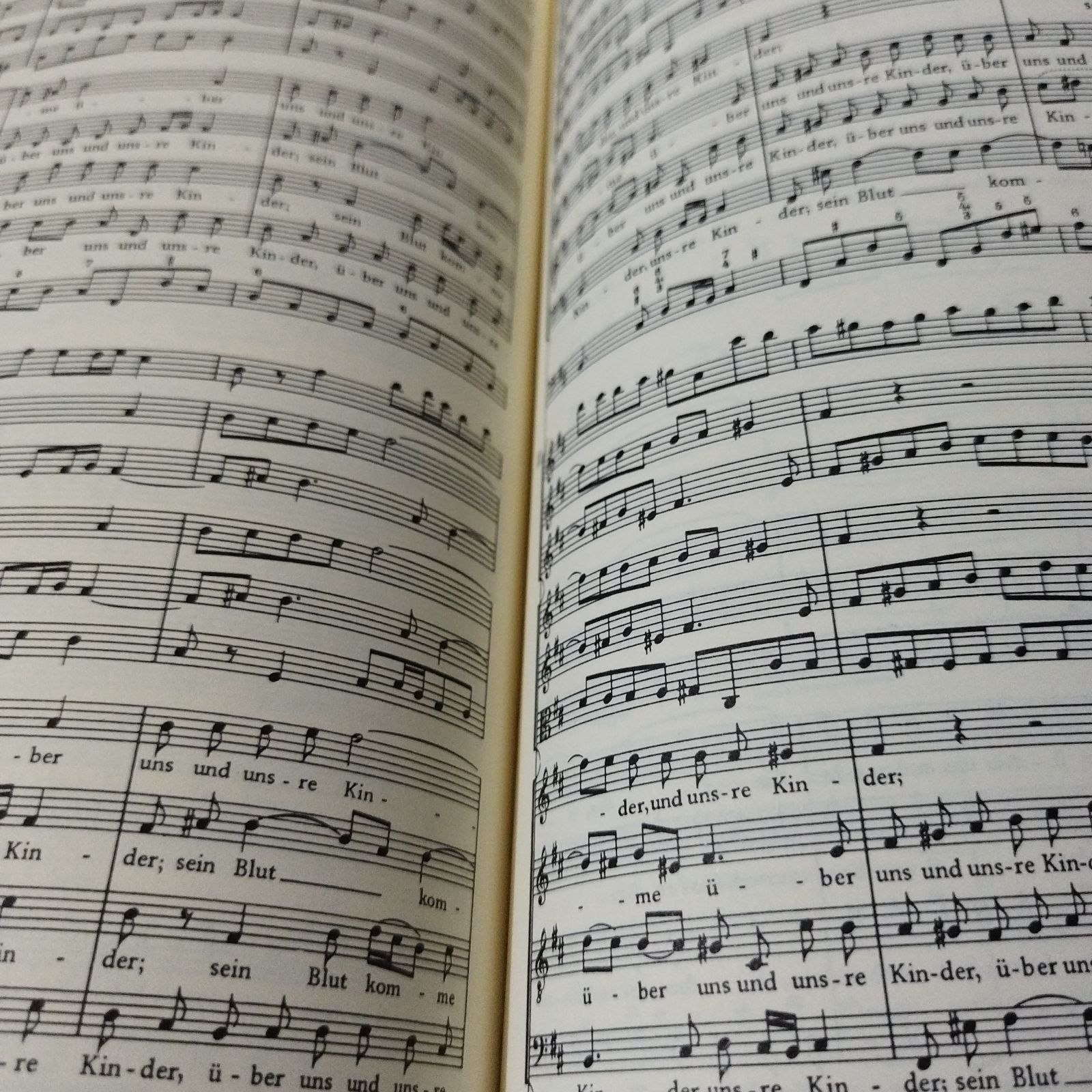 小型スコア J.S.バッハ マタイ受難曲 BWV 244 原典版 Durr & Schneider