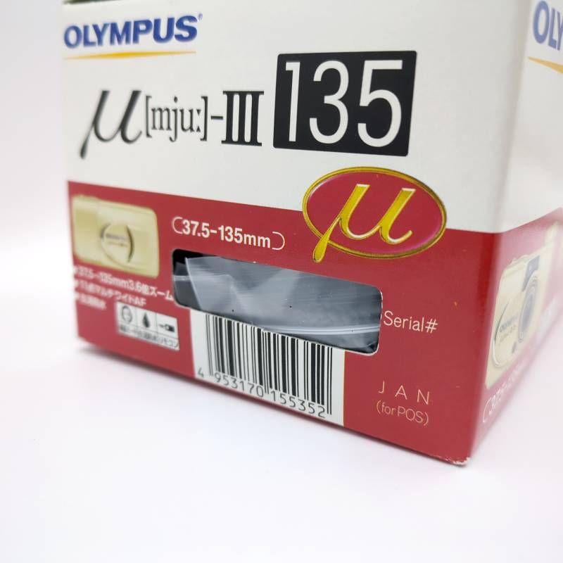 OLYMPUS μ-Ⅲ 135 コンパクトフィルムカメラ 美品 リモコン付 動作確認 