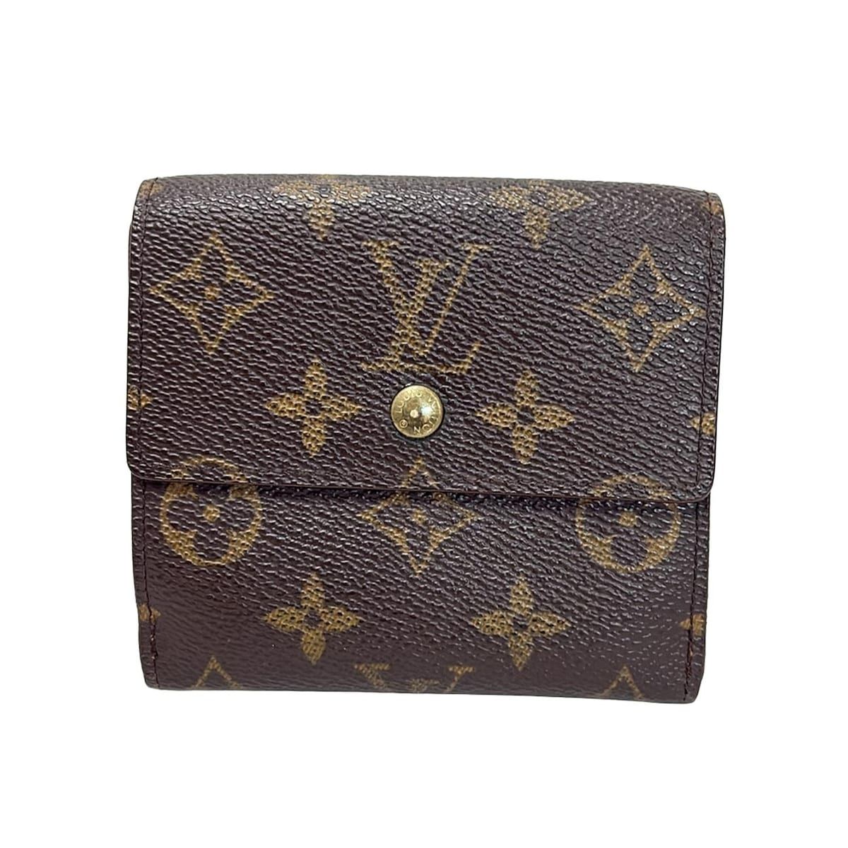 LOUIS VUITTON(ルイヴィトン) Wホック財布 モノグラム ポルトモネビエ