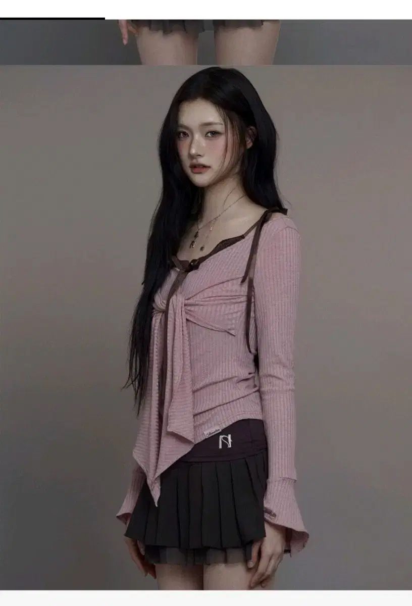 NEWALRIN 韓国 Rosie twist button Top Rosie twist button Top | 뉴얼린