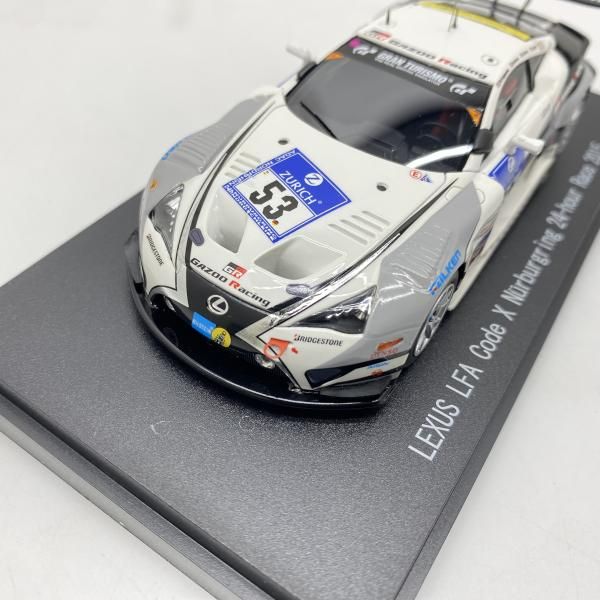 中古】 開封) 1／43 エブロ LEXUS LFA Code X