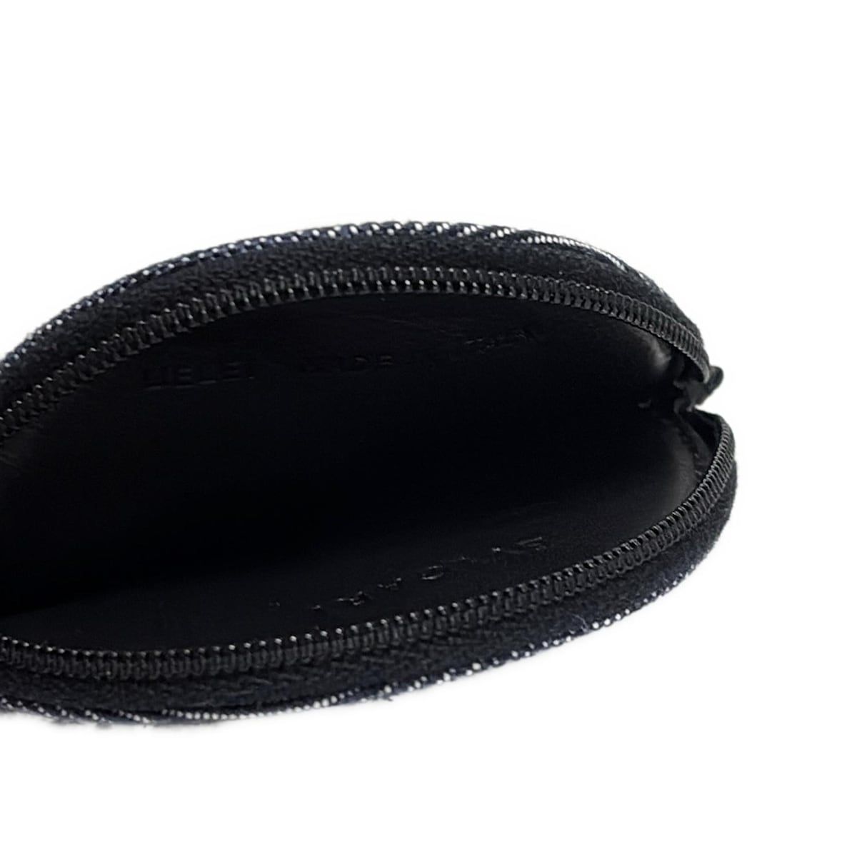 BVLGARI(ブルガリ) コインケース美品 ロゴマニア ネイビー×ダーク