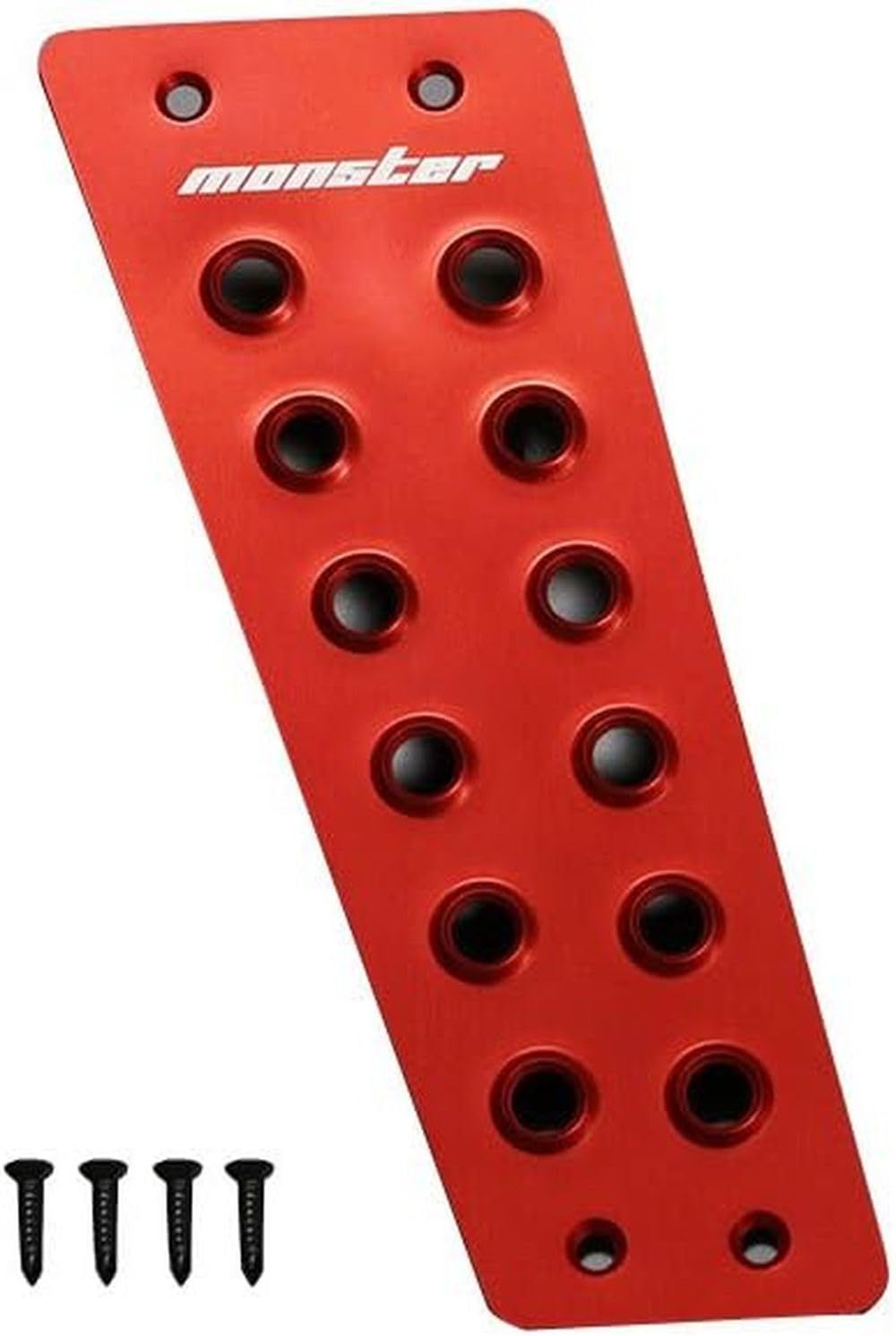 MONSTER SPORT フットレストカバー レッドアルマイト スイフトスポーツ/スイフト/スイフト[RSt][ZC32S/ZC72S/ZC13S]車用 841522-4800M