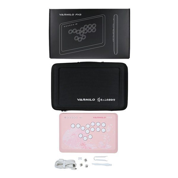 VARMILO（アミロ） FK2 不屈 桜 格闘ゲーム用レバーレスアーケード