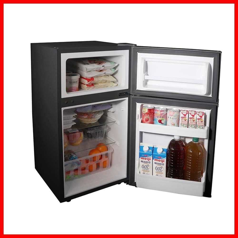 冷蔵庫冷凍庫 ブラック 87L 冷蔵庫冷凍庫 ブラック 87L