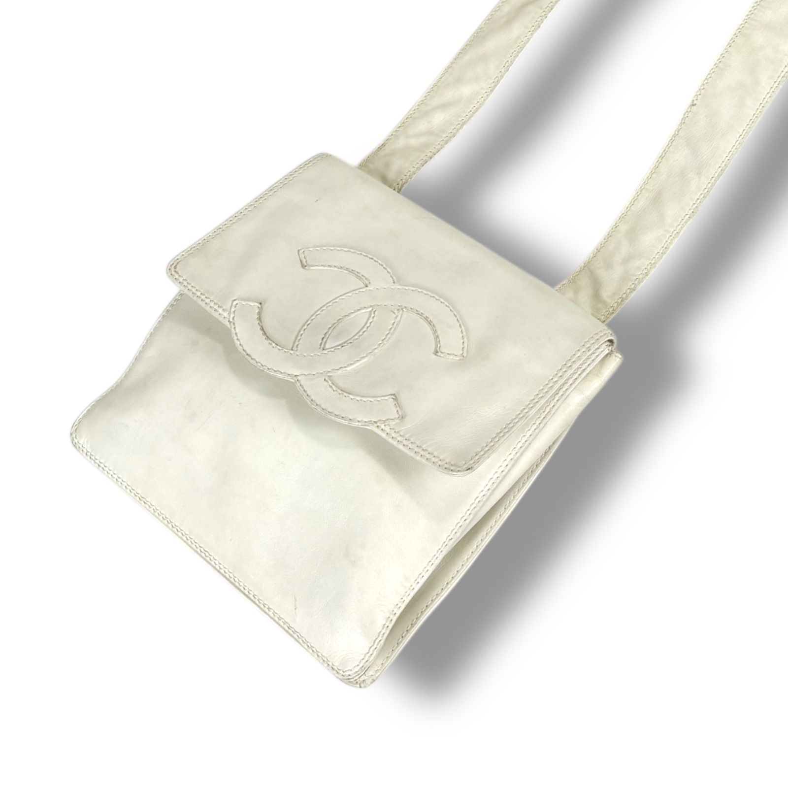 シャネル CHANEL ミニショルダーバッグ ポシェット デカココマーク