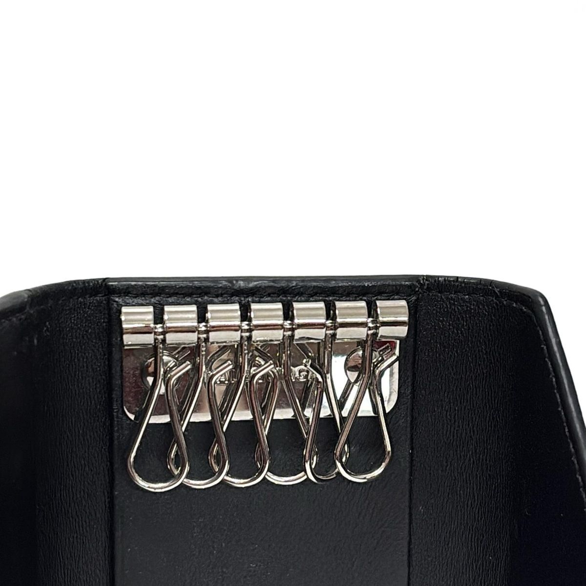 BALENCIAGA(バレンシアガ) キーケース - 499204 黒×白 6連フック