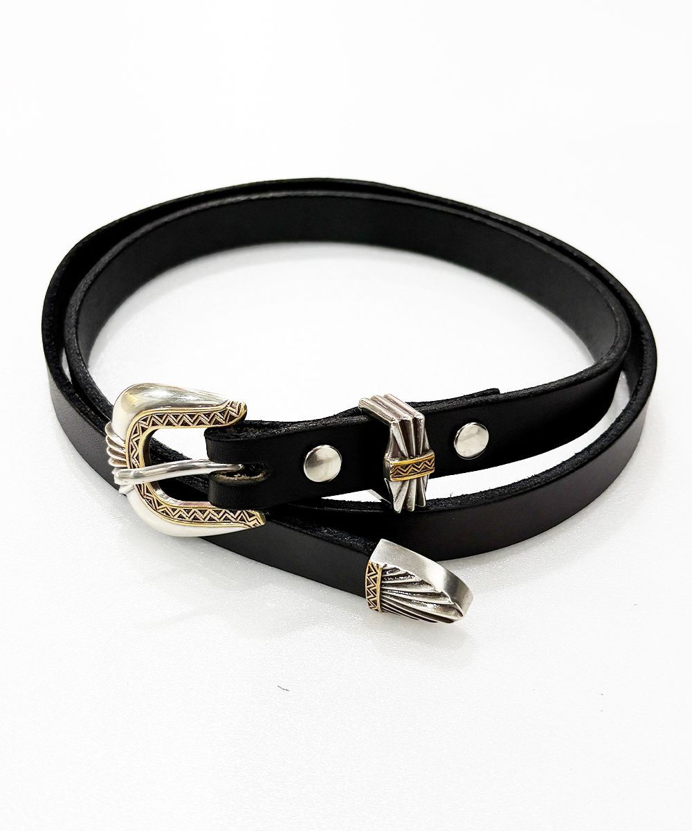 新品、未使用] MOONSHINE LEATHER - DEL RIO 3/4” BELT 7”LONG LENGTH
