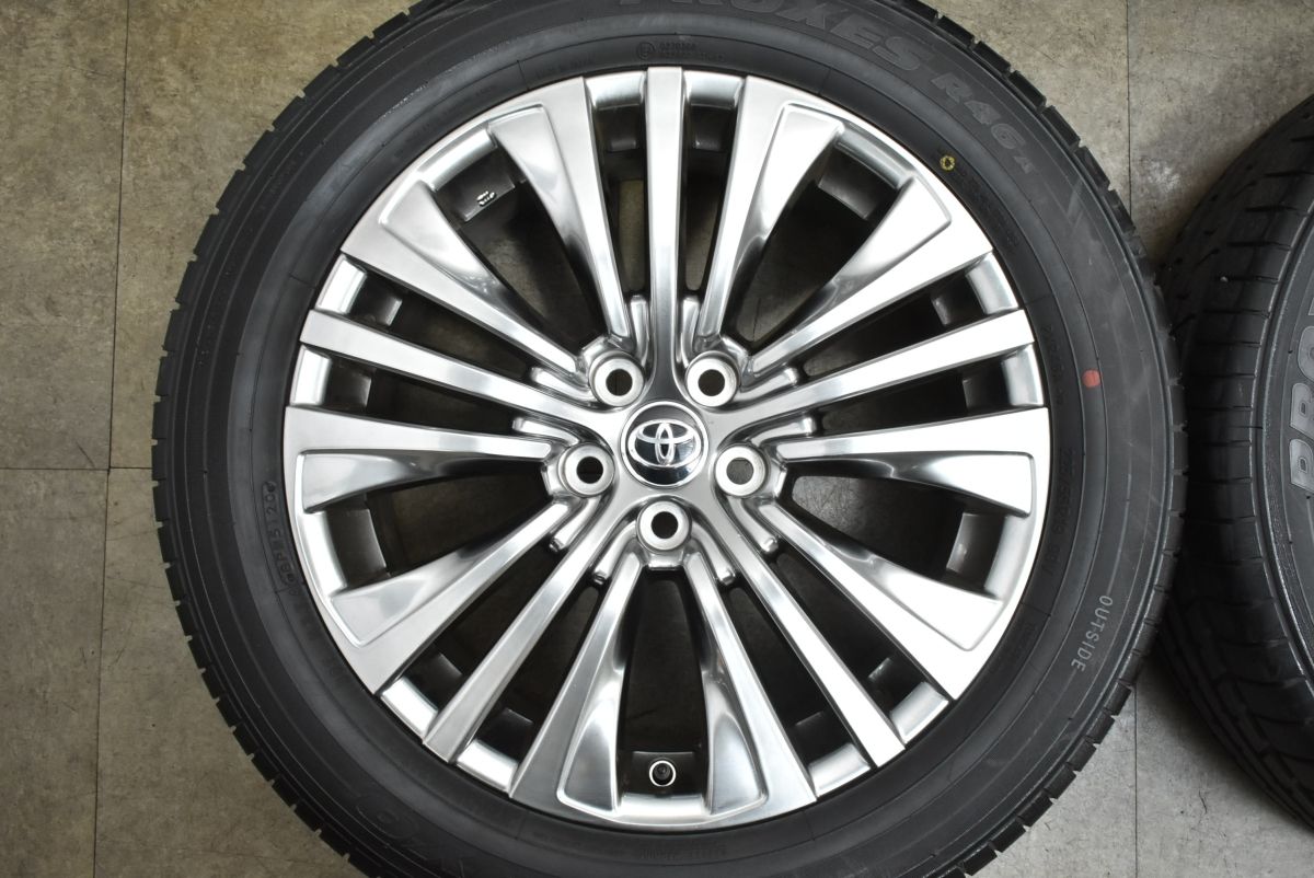 新車外し品】トヨタ 80 ハリアー 純正 19in 7J +35 114.3 トーヨー