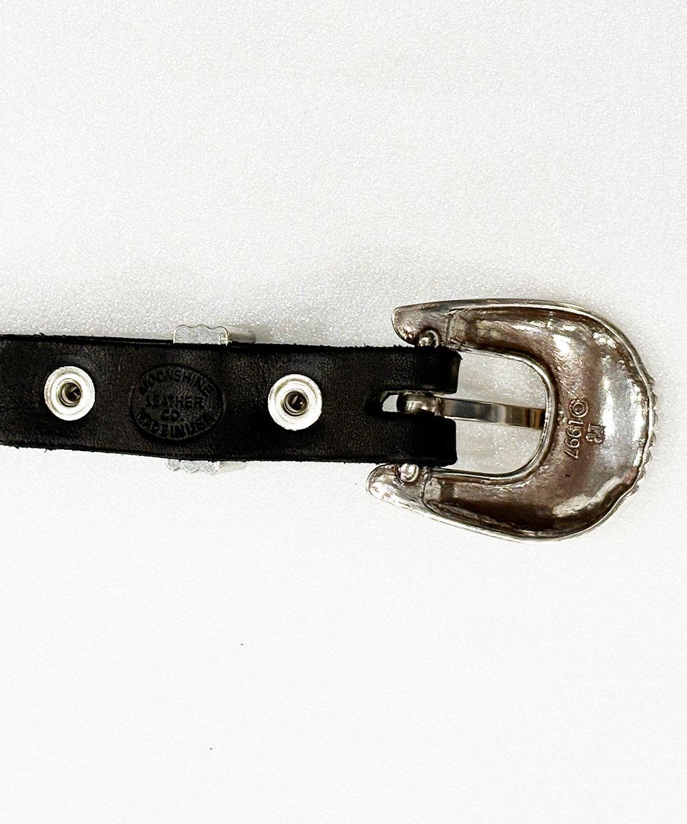 新品、未使用] MOONSHINE LEATHER - DEL RIO 3/4” BELT 7”LONG LENGTH