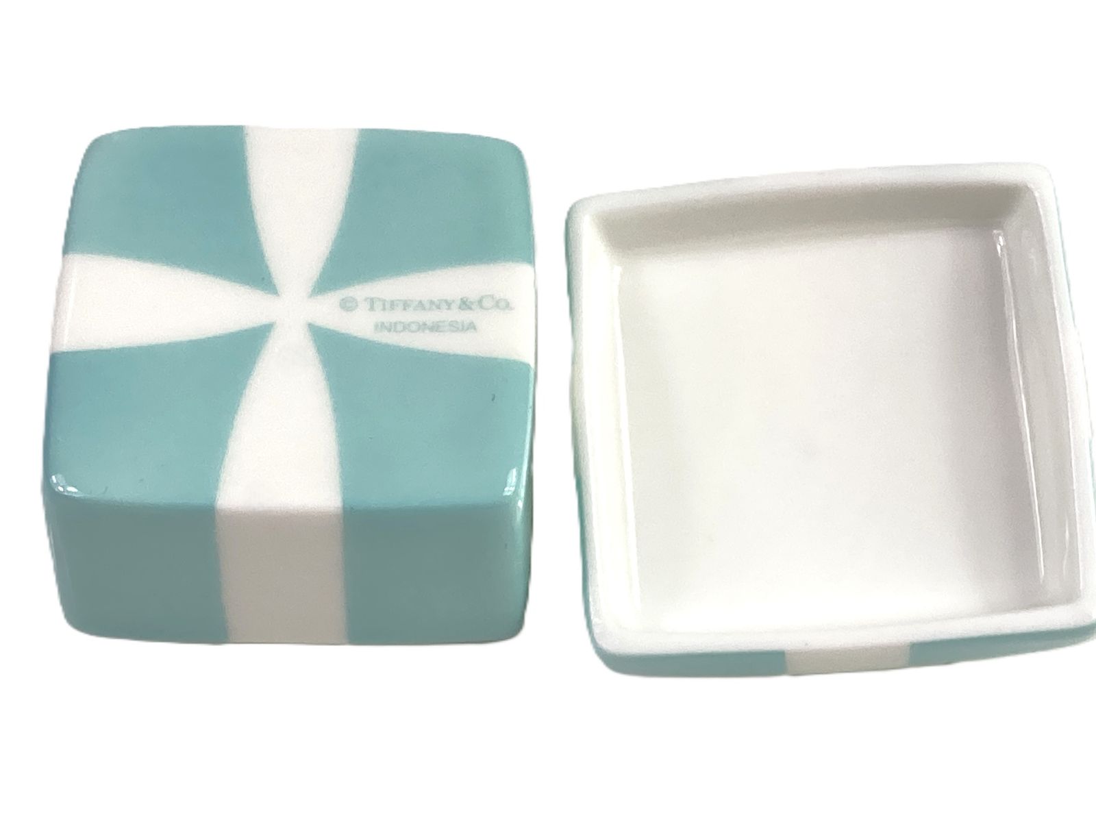 未使用 ティファニー Tiffany＆Co. ブルー リボン 小物入れ ジュエリー