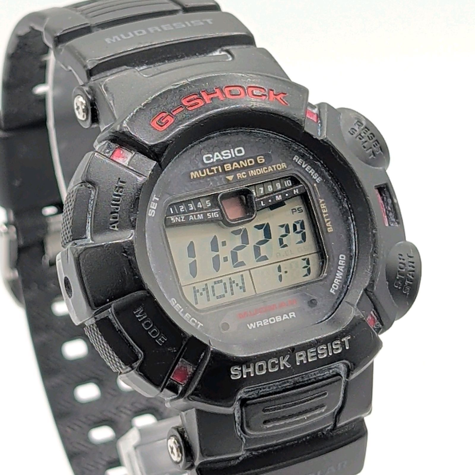 CASIO G-SHOCK MUDMAN GW-9010 Watch Solar Men's Black digital Round