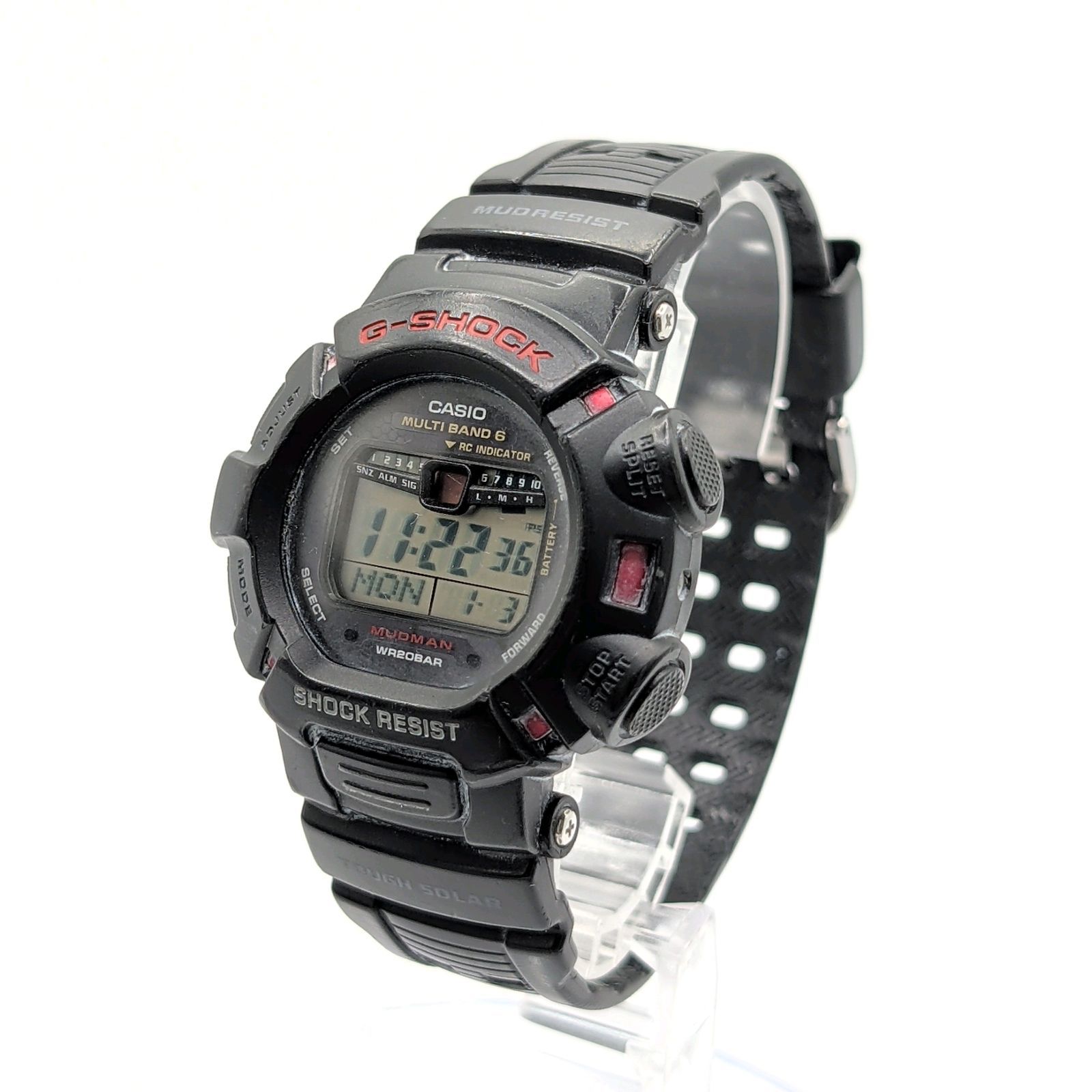 CASIO G-SHOCK MUDMAN GW-9010 Watch Solar Men's Black digital Round