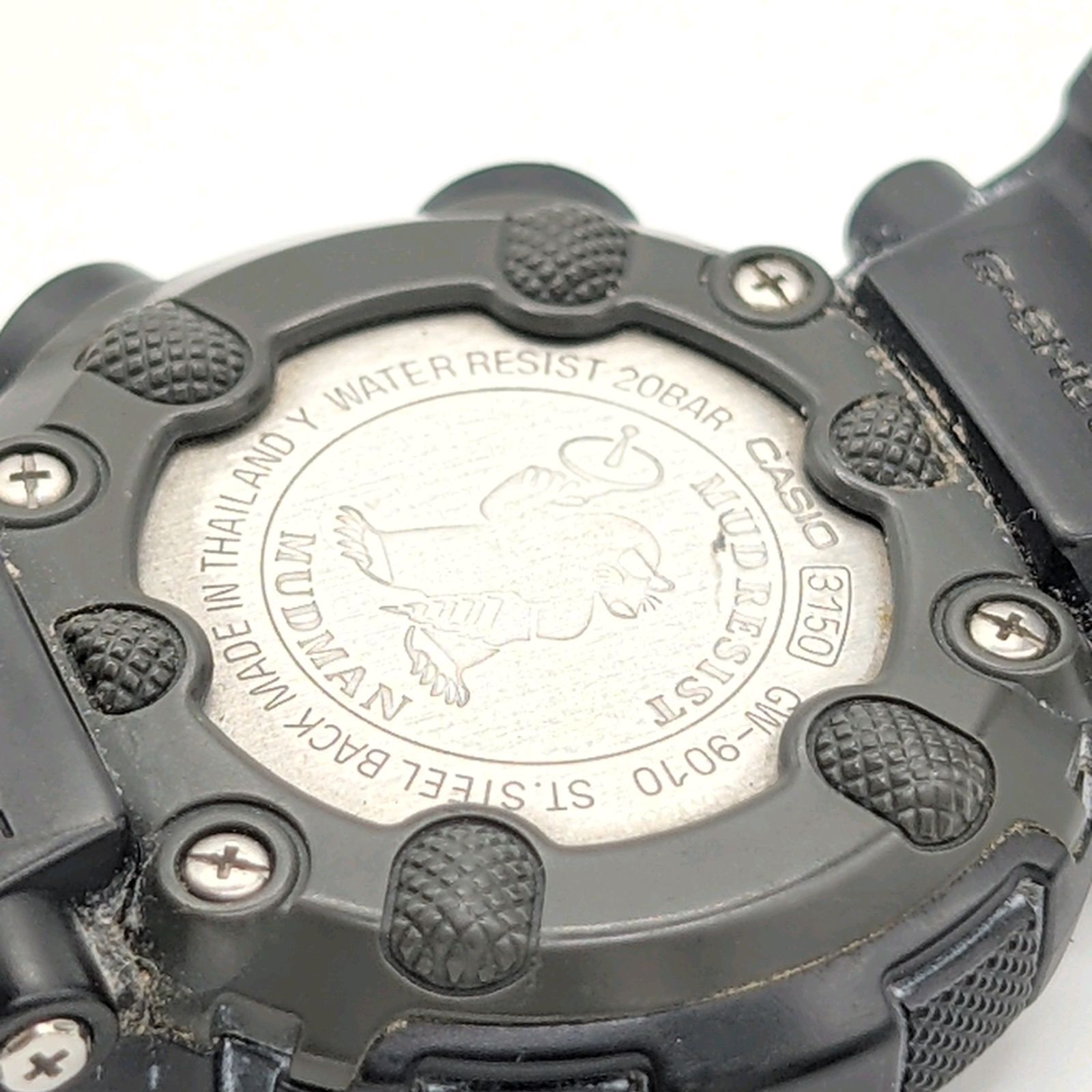 CASIO G-SHOCK MUDMAN GW-9010 Watch Solar Men's Black digital Round
