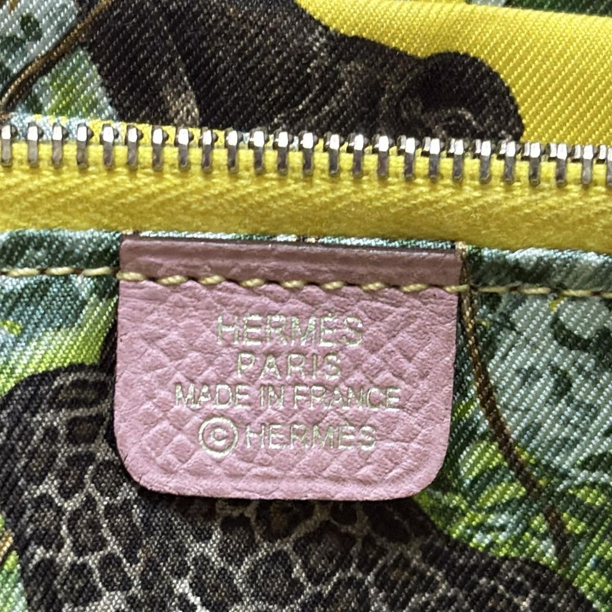 HERMES(エルメス) 長財布 アザップロングシルクイン ピンク ラウンド