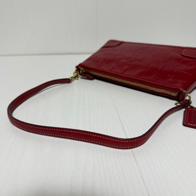 美品/箱付き】COACH コーチ アクセサリーポーチ ワンショルダーバッグ