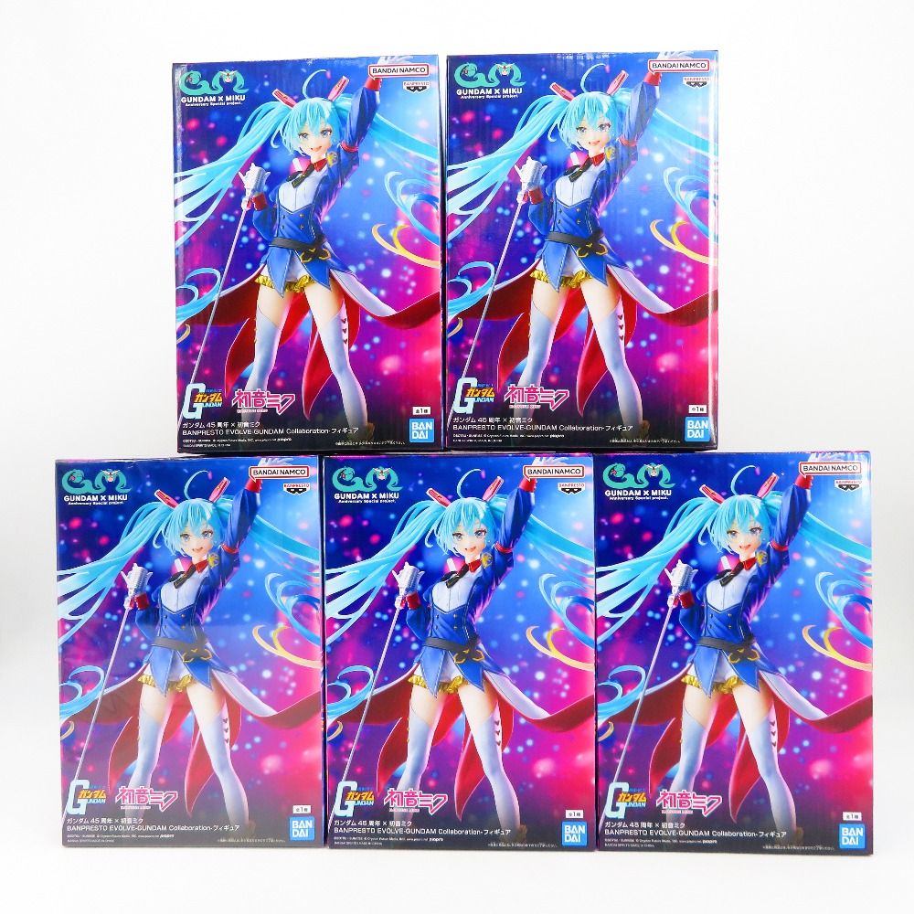 未開封 「ガンダム45周年×初音ミク」 BANPRESTO EVOLVE-GUNDAM