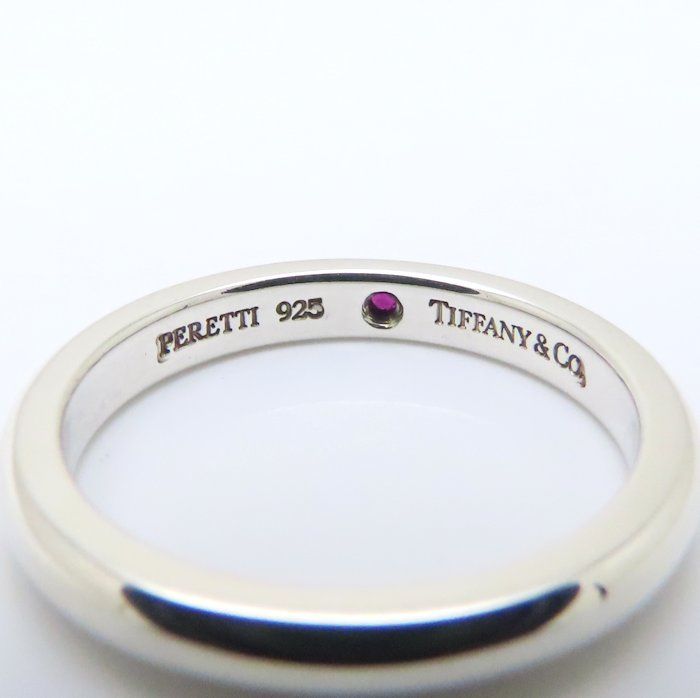 TIFFANY&Co. ティファニー スタッキングバンド リング 指輪 ルビー 10