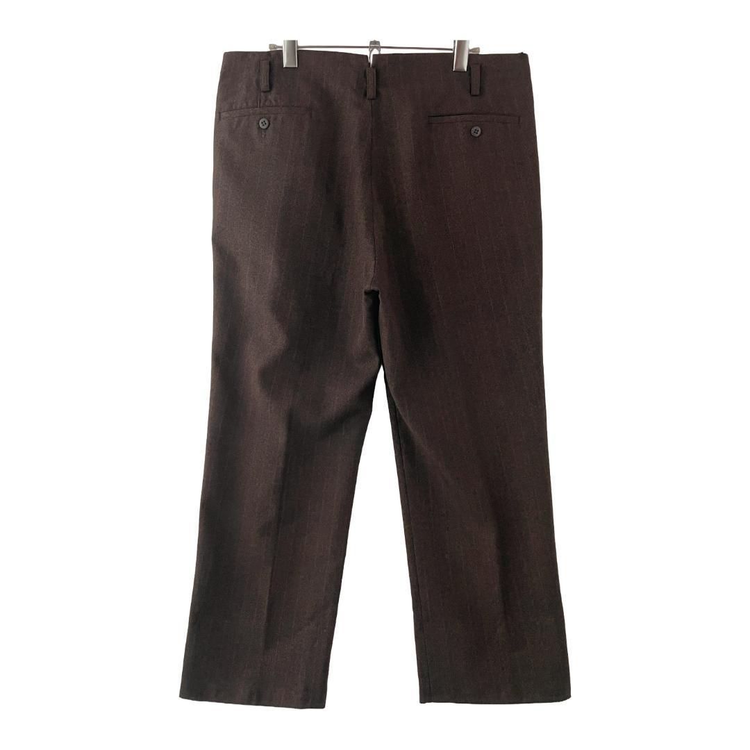 50s 60s ウールスラックス DEPONIRTホック ストライプ ビンテージ