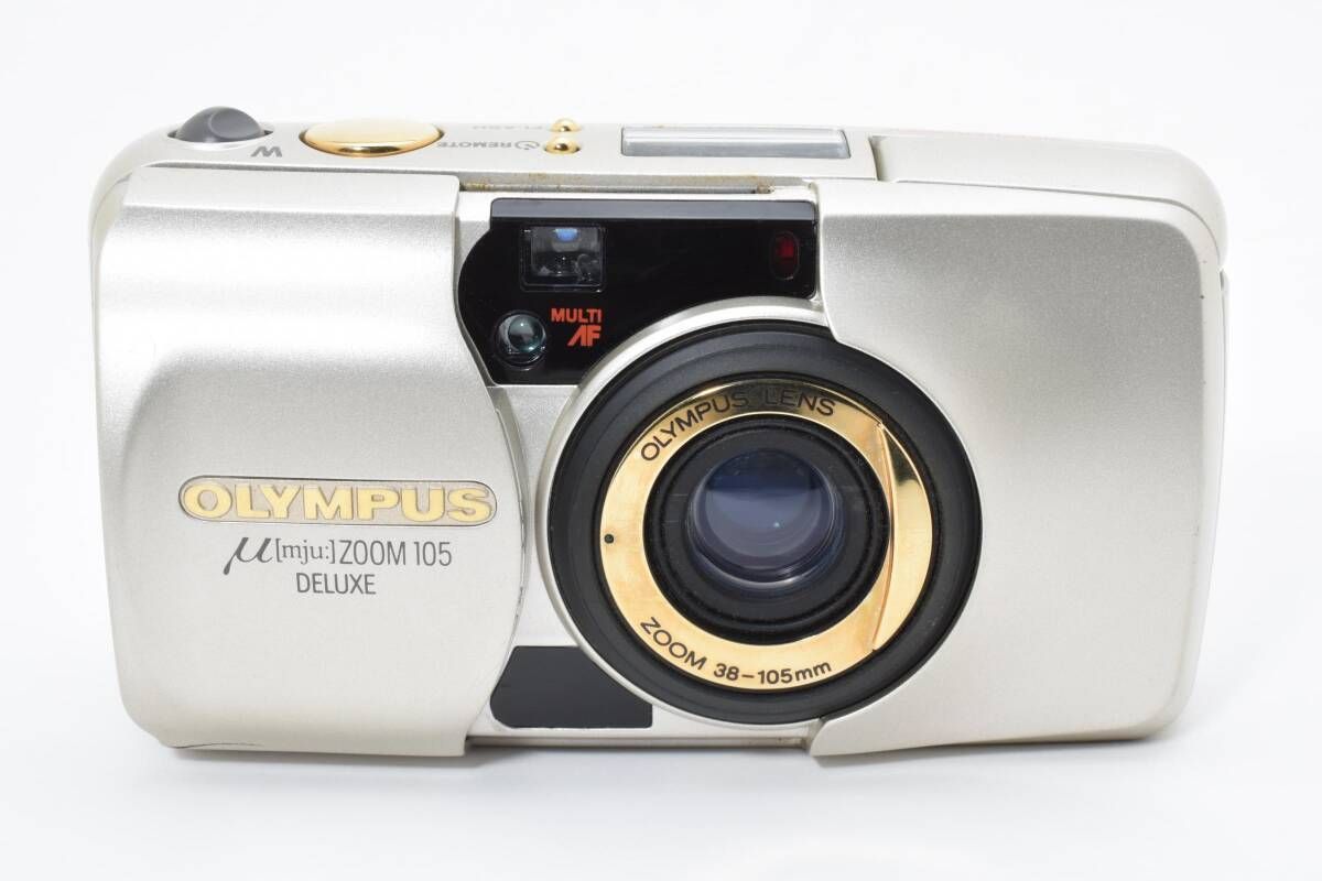☆良品☆オリンパス OLYMPUS μ [mju:] ZOOM 105 DELUXE 《CR123A付属