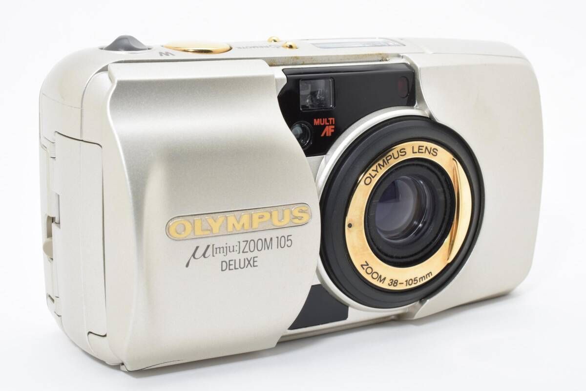 ☆良品☆オリンパス OLYMPUS μ [mju:] ZOOM 105 DELUXE 《CR123A付属