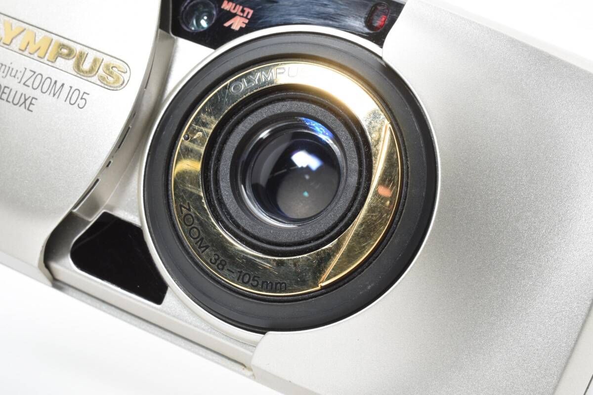 ☆良品☆オリンパス OLYMPUS μ [mju:] ZOOM 105 DELUXE 《CR123A付属