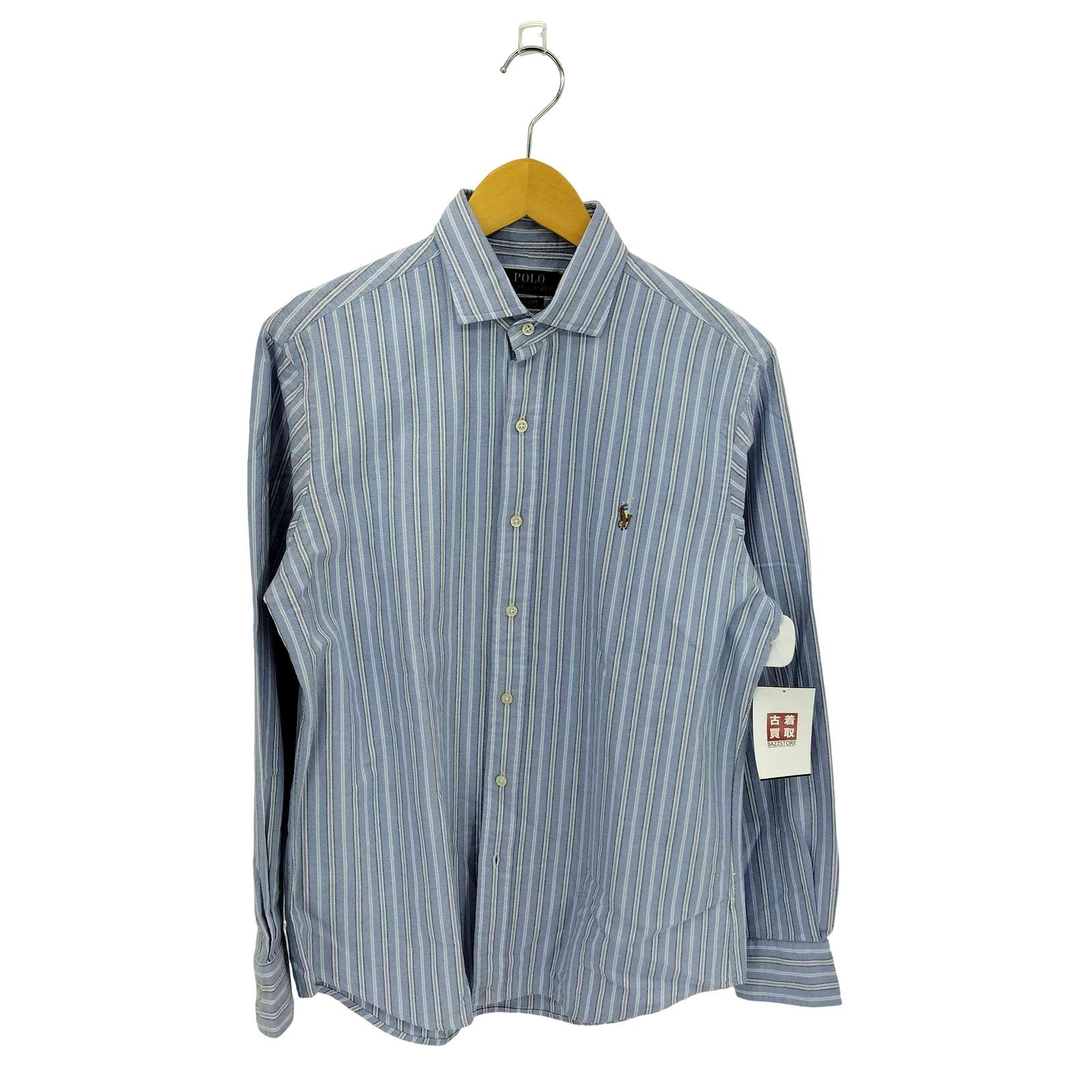 未使用級 ポロラルフローレン 最現行 長袖シャツ ストライプ ポニー 6