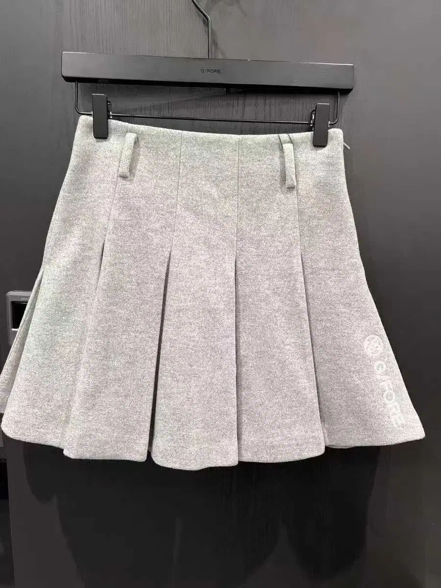 当日配送) G FORE(ジーフォア) ウールスカート グレー L(66半 77