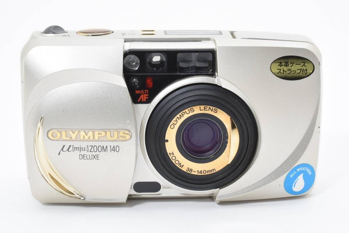 ☆極上品☆オリンパス OLYMPUS μ ZOOM 140 DELUX 《CR123A付属
