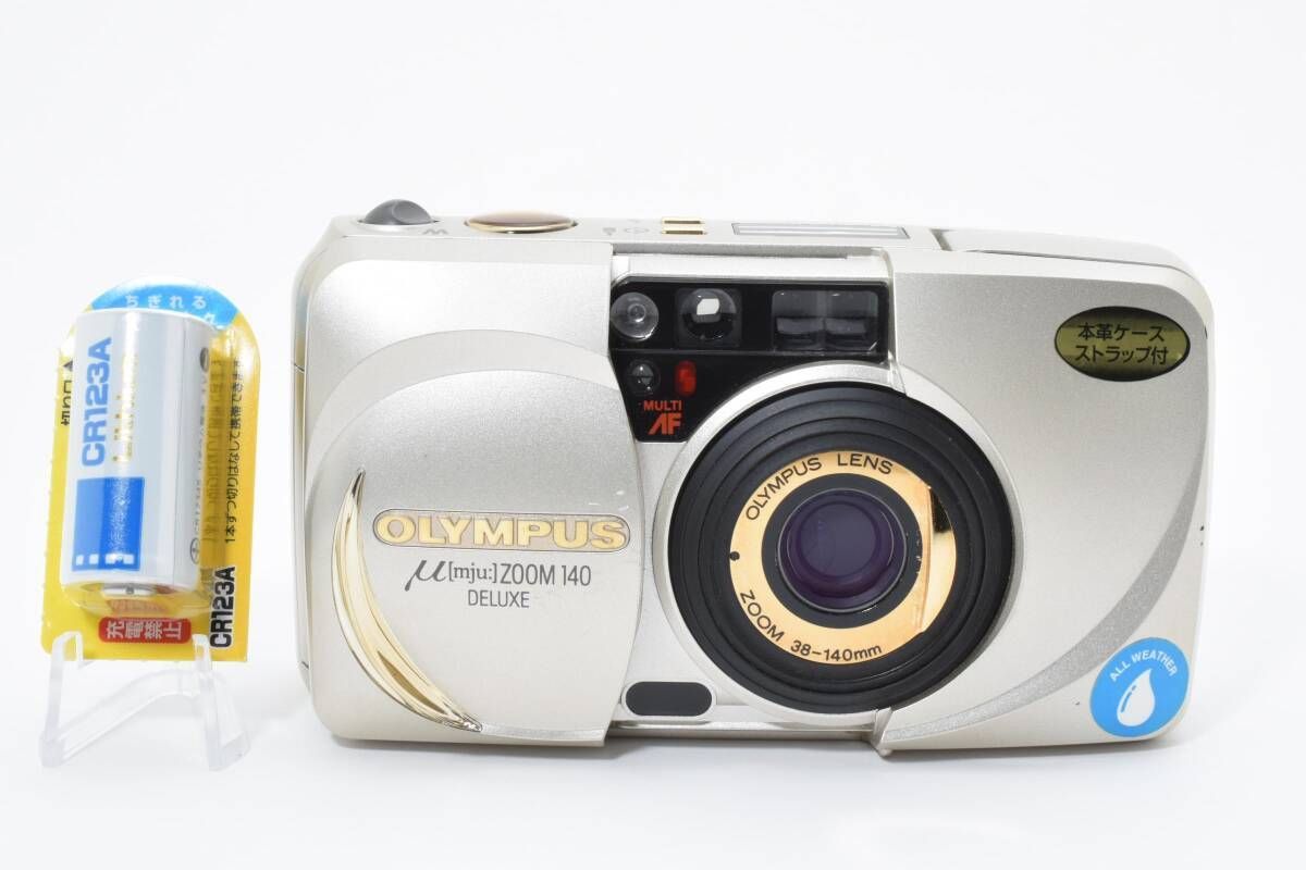 ☆極上品☆オリンパス OLYMPUS μ ZOOM 140 DELUX 《CR123A付属