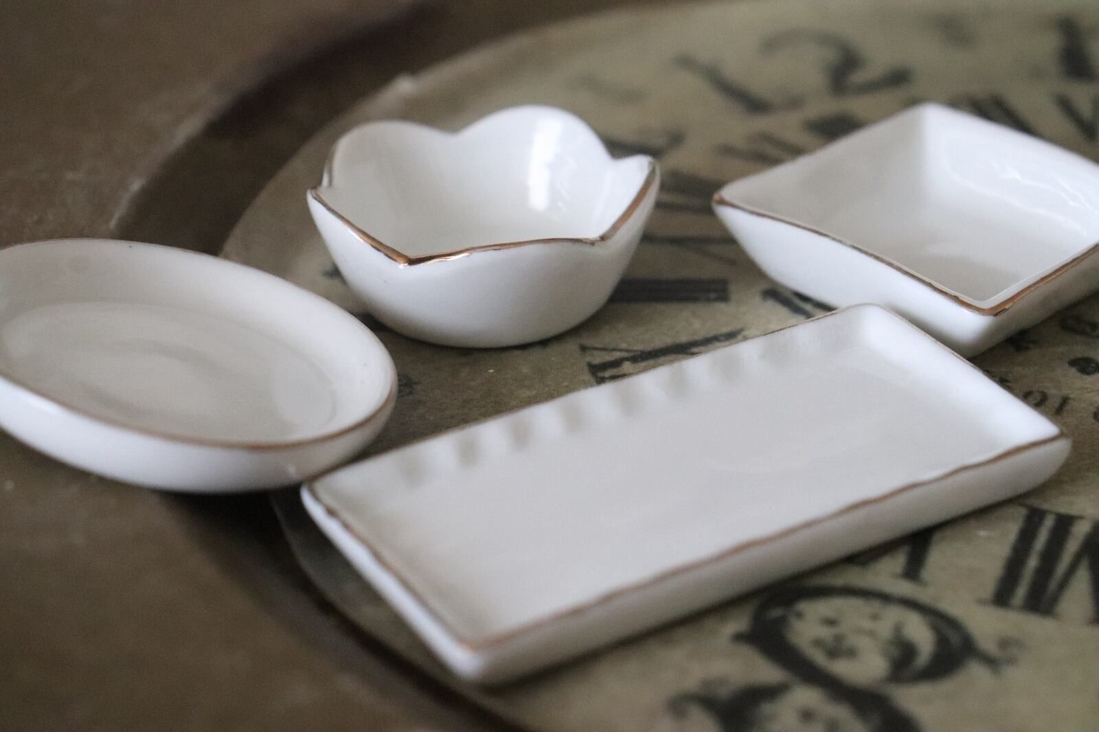 No.W27 訳あり ミニチュア 陶器食器set 訳あり小さな陶器set - メルカリ