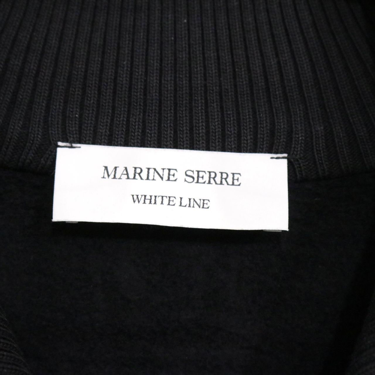 中古A】MARINE SERRE マリーンセル M メンズ ハーフジップ スウェット