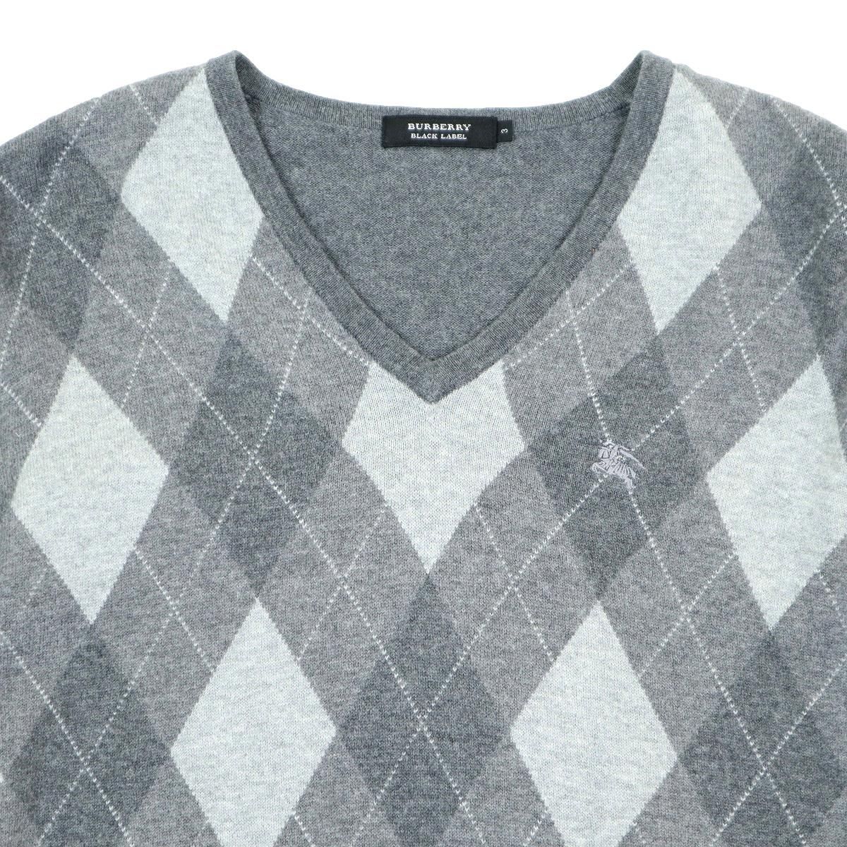 B3682】【極美品】【サイズ3】BURBERRY BLACK LABEL バーバリー