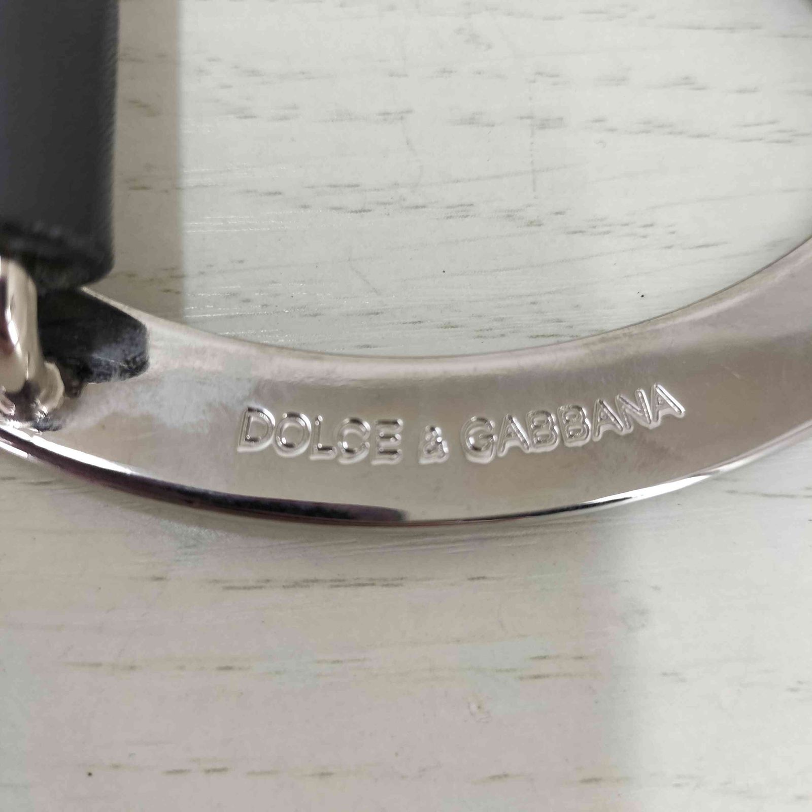 ドルチェアンドガッバーナ DOLCE&GABBANA 00s オーバルバックル レザー