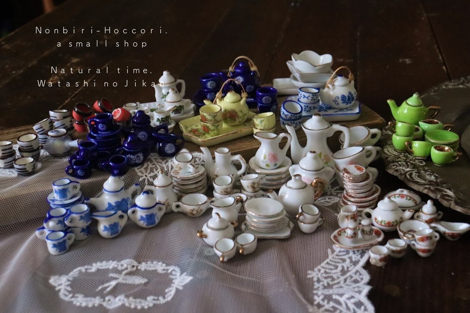 No.W33 訳あり ミニチュア 陶器食器set 訳あり小さな陶器set - メルカリ