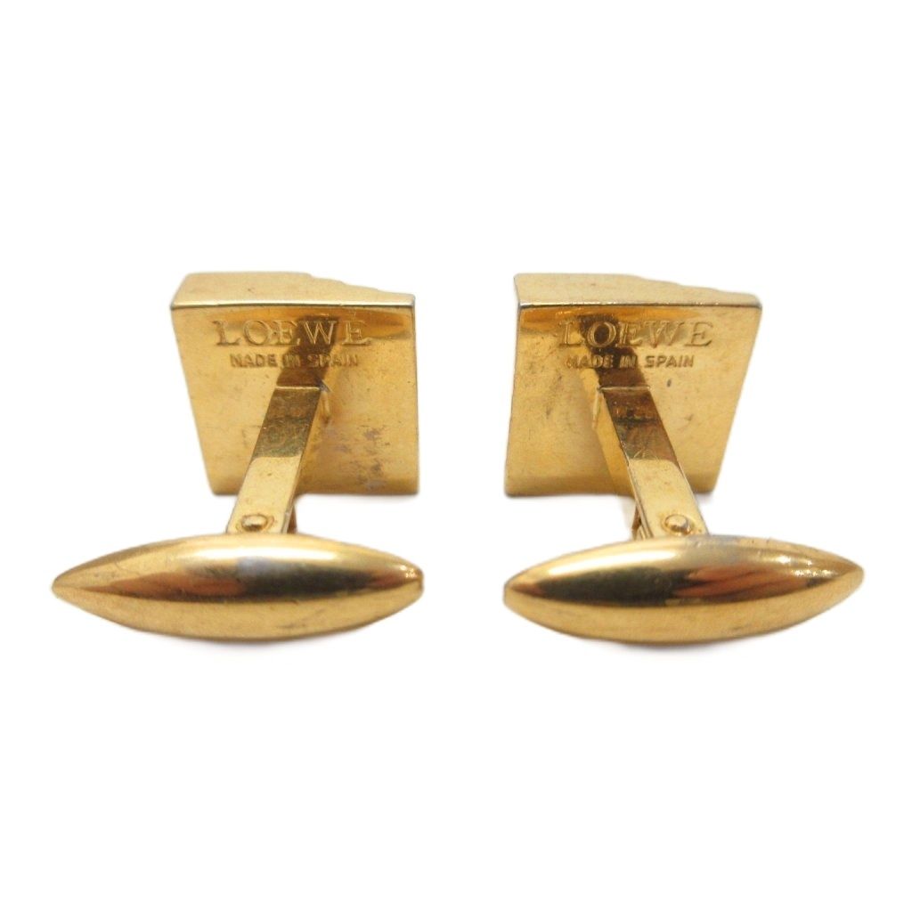 ロエベ LOEWE カフス アクセサリー アナグラム ゴールドカラー - メルカリ